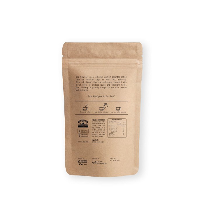 

ds011css Kopi Arabika Manglayang Mountain Ds20X11