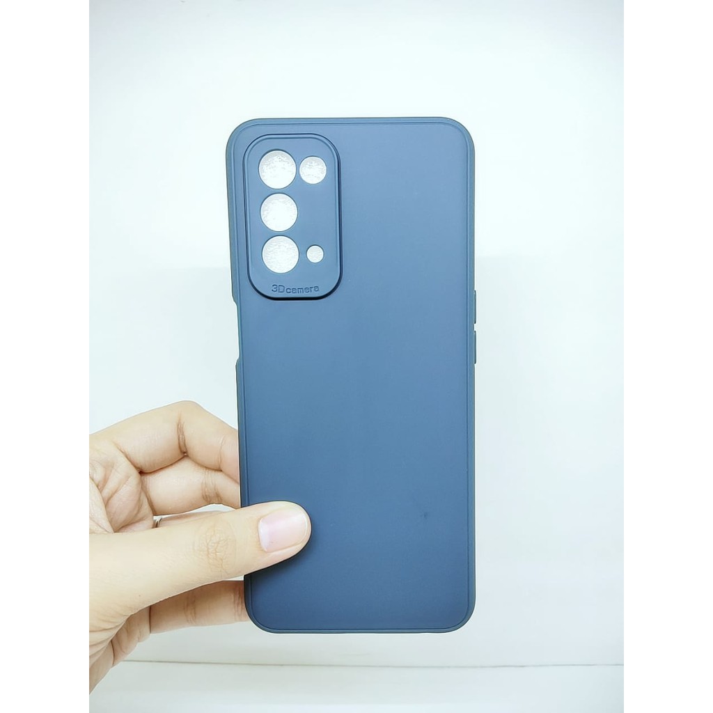 SoftCase Warna Warni Oppo A74 5G 6.5 Inch with 3D Camera Casing Candy Macaron Pelindung Camera
