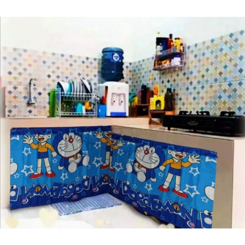 Gorden Kolong Dapur Gorden Karakter Gorden Dapur Minimalis