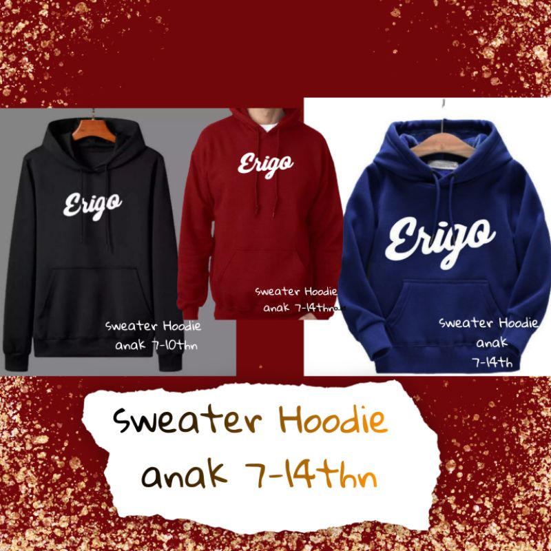 sweater Erigo anak sweater Hoodie Erigo anak jaket erigo anak sweater Hoodie anak 10 tahun