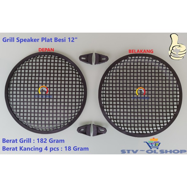 Grill Speaker 12&quot; Besi / Ram Speaker Besi 12 Inch