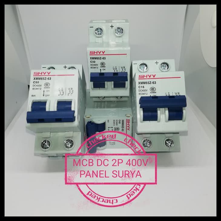 Mcb Dc 2P 400V Circuit Breaker Pv Tenaga Surya - 16A