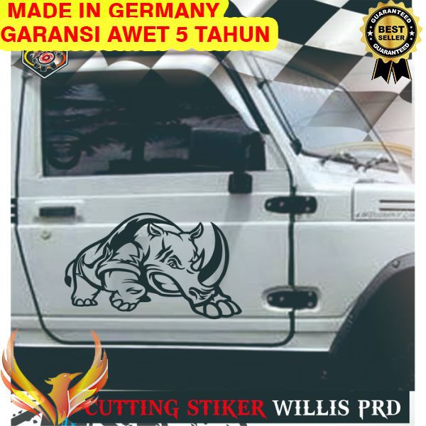 TERMURAH STIKER MOBIL BADAK JEEP KATANA FEROZA ESCUDO Phoenix Star