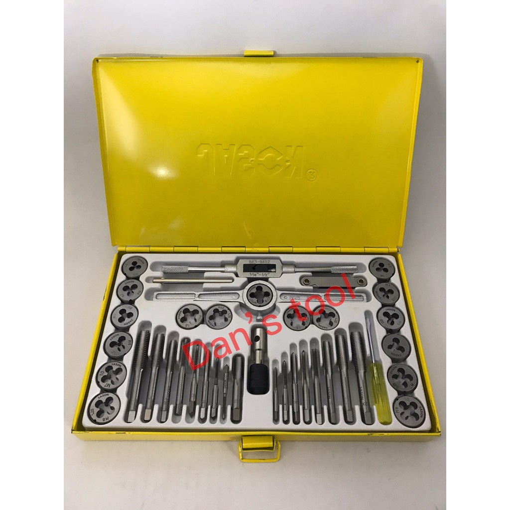 Tap And Die Set 40 PCS JASON