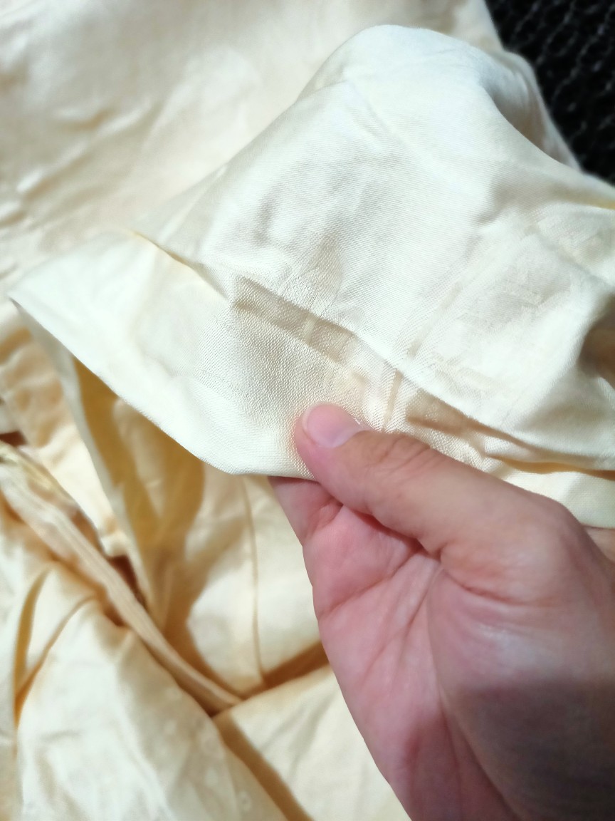 Sprei Full Cotton Organic - Katun Jaquard Asli Ukuran King - 180x200 Tinggi 30cm Bantal 4 & Bantal 2