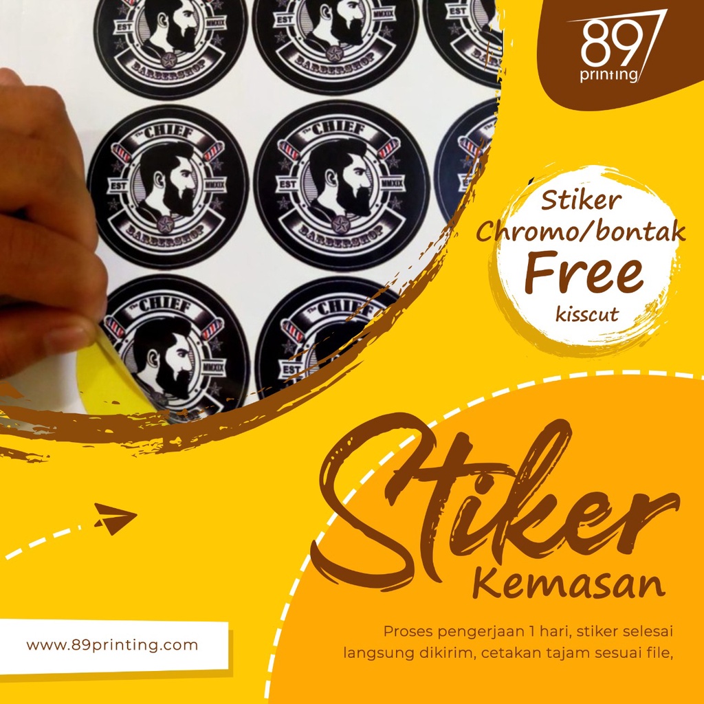 

Stiker Label makanan Chromo Bontak Harga Grosir