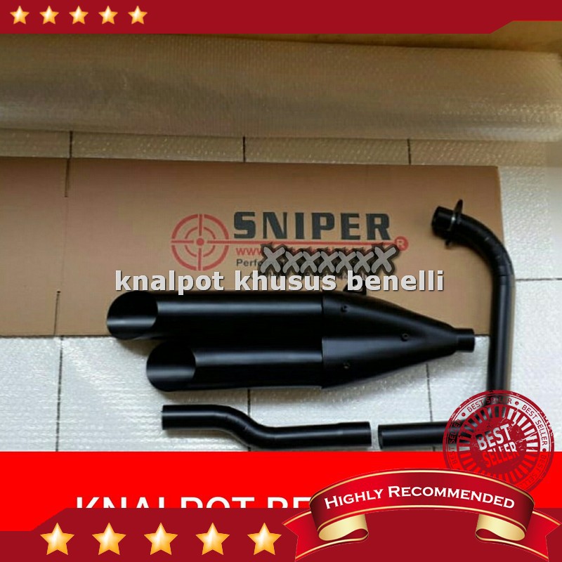 Jual Knalpot Benelli efi evo model standard racing