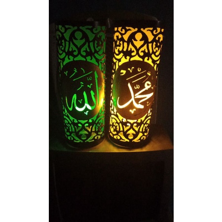 LAMPU HIAS PVC PARALON- LAFADZ ALLAH & MUHAMMAD