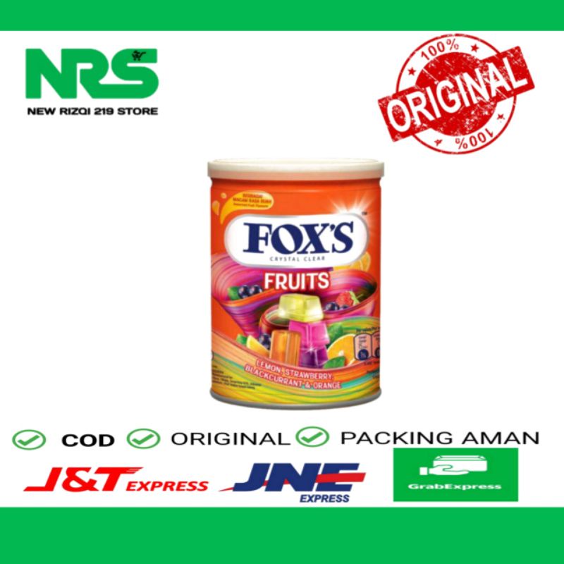 

Fox's Fruit Candy 180gr / Permen Fox's kaleng