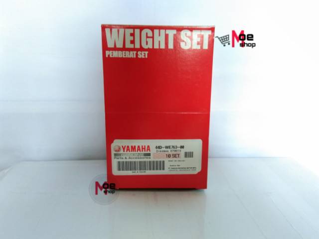 Roller Xeon / Mio M 3 Asli Original Yamaha Weight Set 6pcs 44D-WE763-00 Batu Timbangan Ori Orisinil