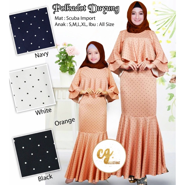 Baju Gamis Duyung Anak