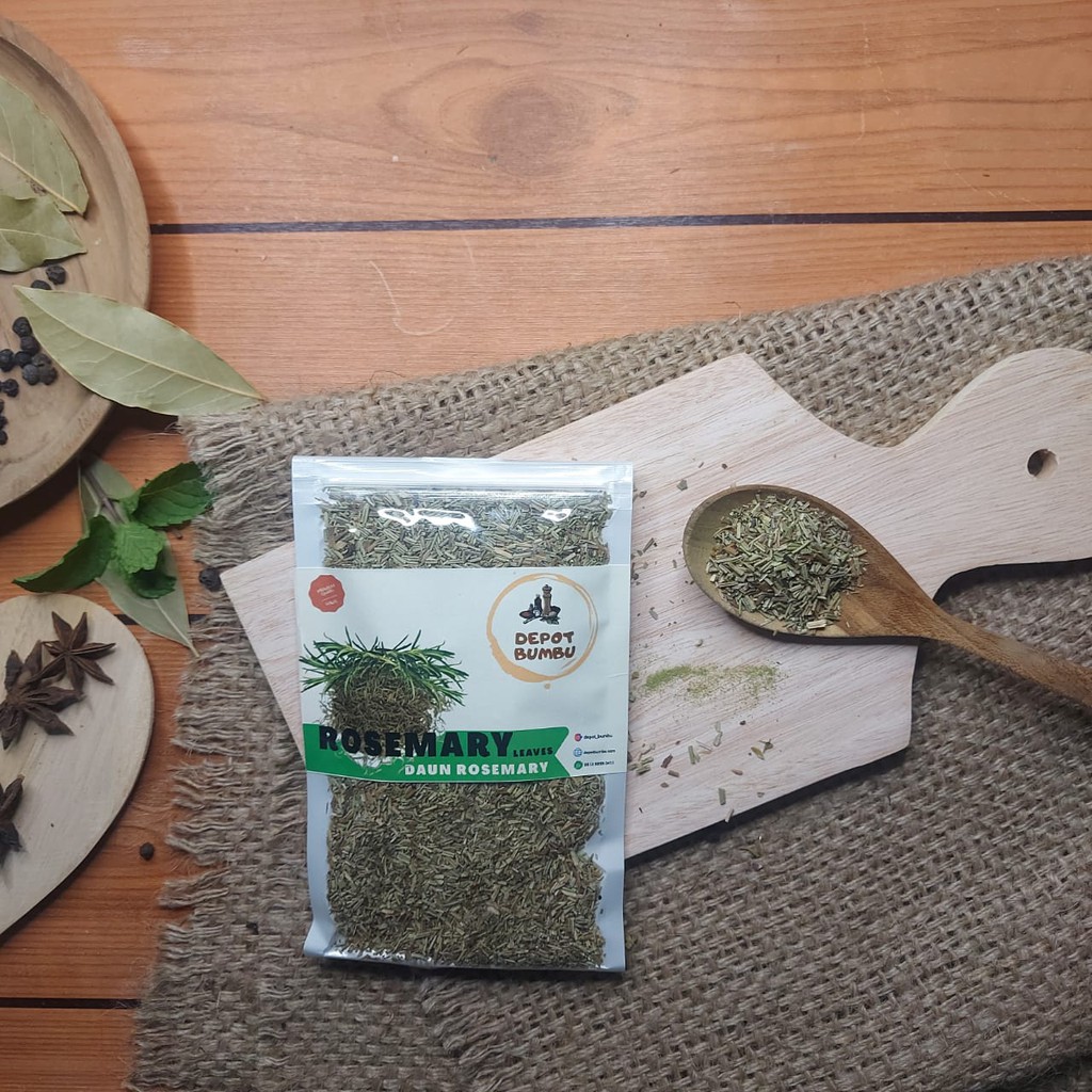 

Daun ROSEMARY remah PACK 20gr ROSEMARY Leaves DEPOT BUMBU