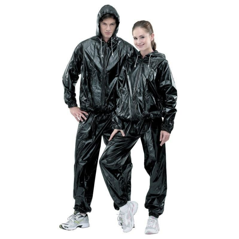 Sauna suit/ Baju Sauna ImporSet Jaket Celana Original  Pembakar Lemak Tubuh Baju Olahraga