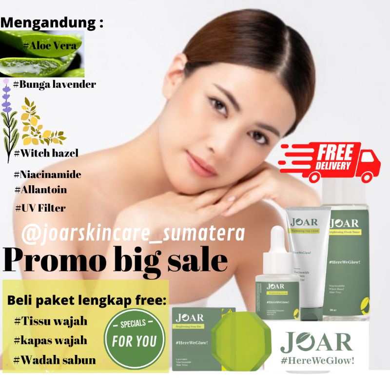 JOAR SKINCARE BRIGHTENING 100% ORIGINAL,BISA COD,PRODUK BPOM,HALAL MUI,AMAN UNTUK BUMIL DAN BUSUI,SK