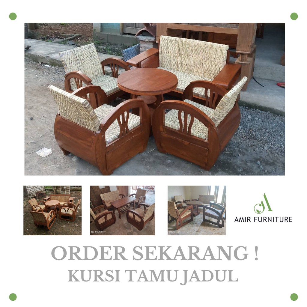 jual arf - kursi tamu jadul antik vintage retro ori lawasan
