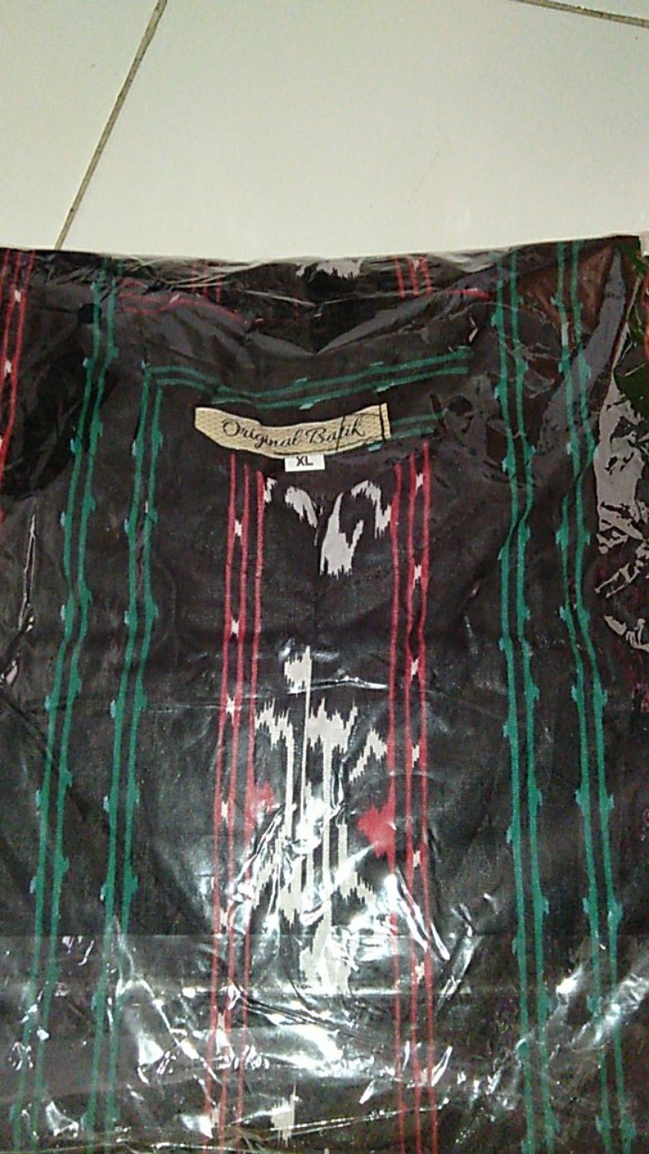 Blus Kerah Salur Batik Kampus