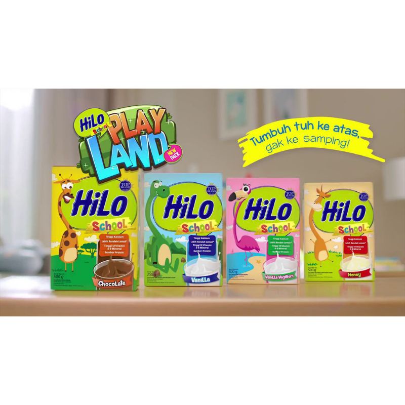 

Hillo Teen ( Cholate/Vanilla) / Hilo School (Vanilla, Madu, Chocolat) 250gr Susu Tinggi Kalsium Rendah Lemak