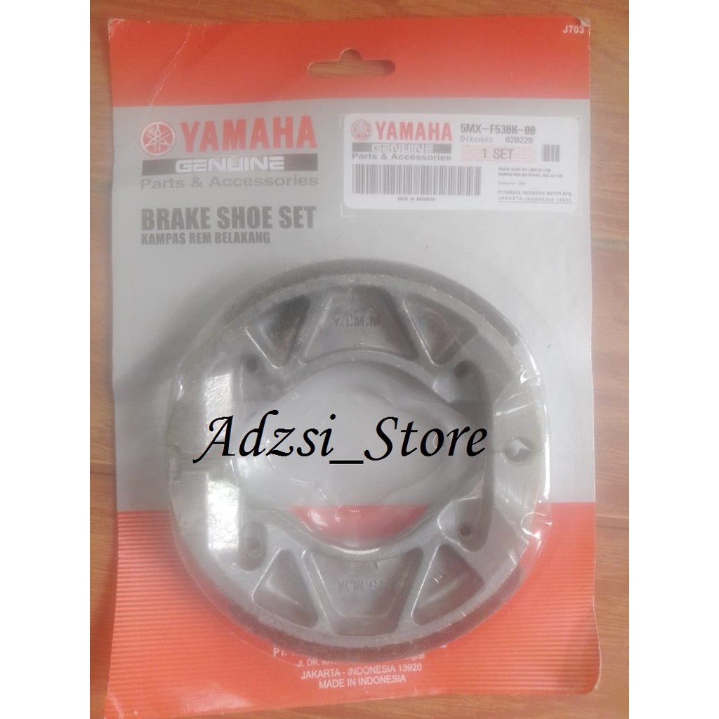 kampas rem belakang tromol MIO Soul GT