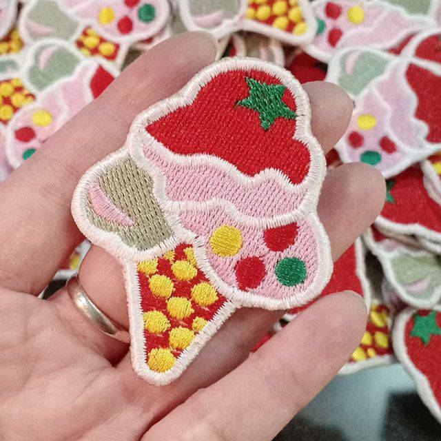 Patch eskrim/patch baju/patch bordir/bordir baju/bordir tempel