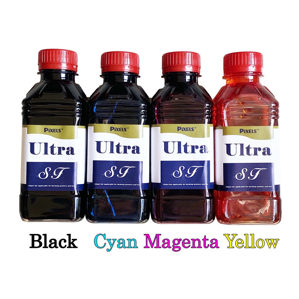 Tinta Infus Canon / Epson ∫ HP refill Black / Cyan / Magenta / Yellow botol 250 ml ♗ L0 SS Q1