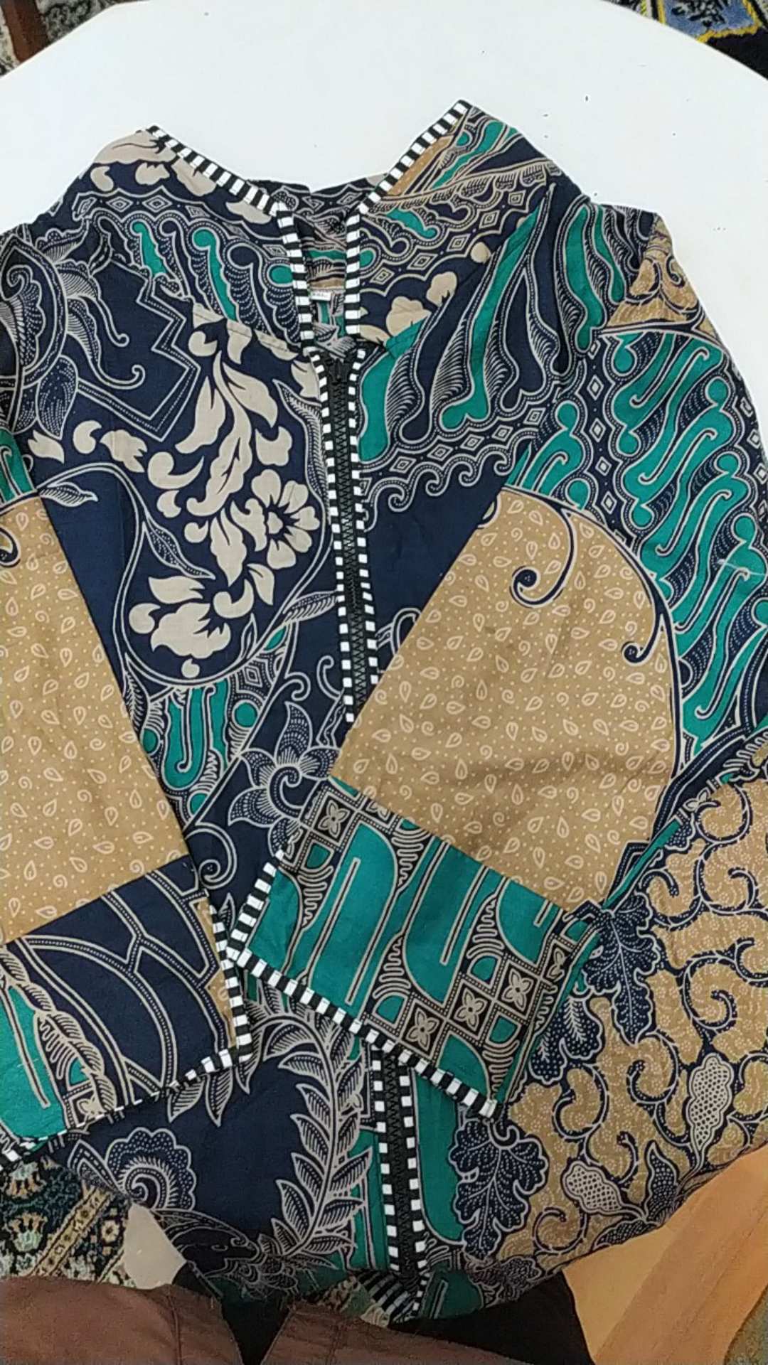 Batik Dolby Dolbi Dobby Doby Tenun Sutra Tulis Katun Atbm Baron Atasan Batik Wanita Sogan Srg308