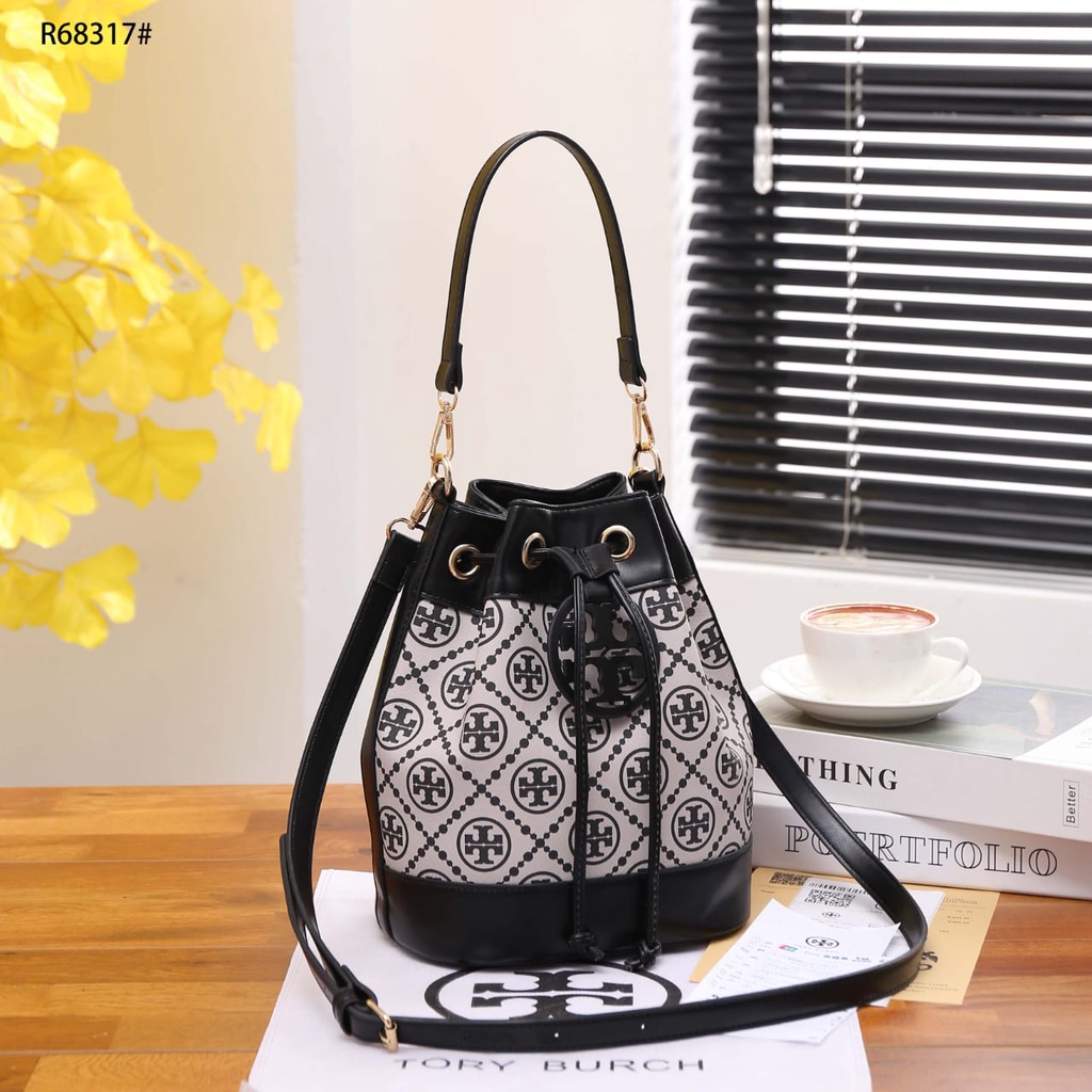 TB T Jacquard Bucket Bag R68317