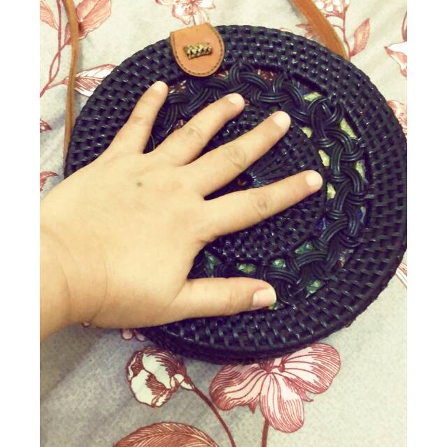 🌹GRESIK ZONE🌹 TAS ROTAN HITAM