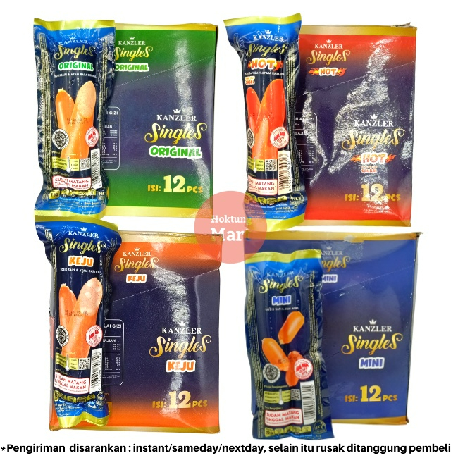 

Kanzler Singles Sosis / Bakso Siap Makan 12PCS