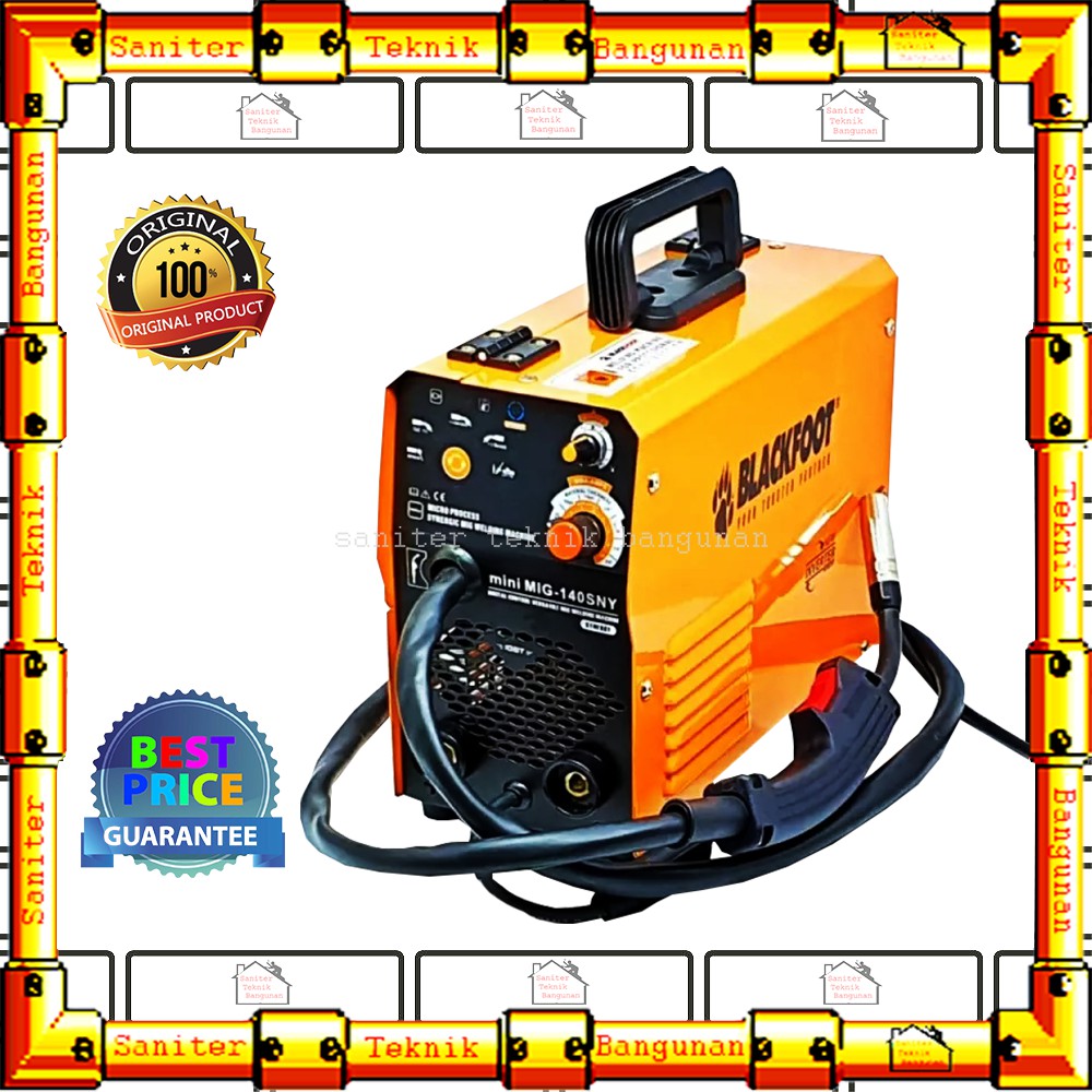 Mesin Las Mini Inverters MIG-140 SNY Blackfoot High Quality