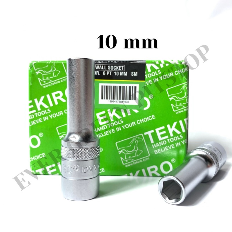 mata kunci sok 10 mm panjang tekiro 6 pt 1 2 inch deep wall 10mm 6pt 1 2    mata kunci sock shock