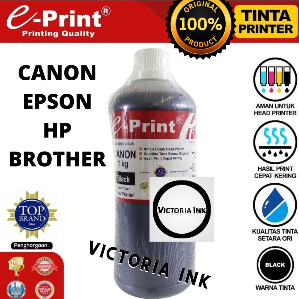 Eprint 1kg Tinta Refill Canon HP Epson Tinta Refill Eprint 1kg Original