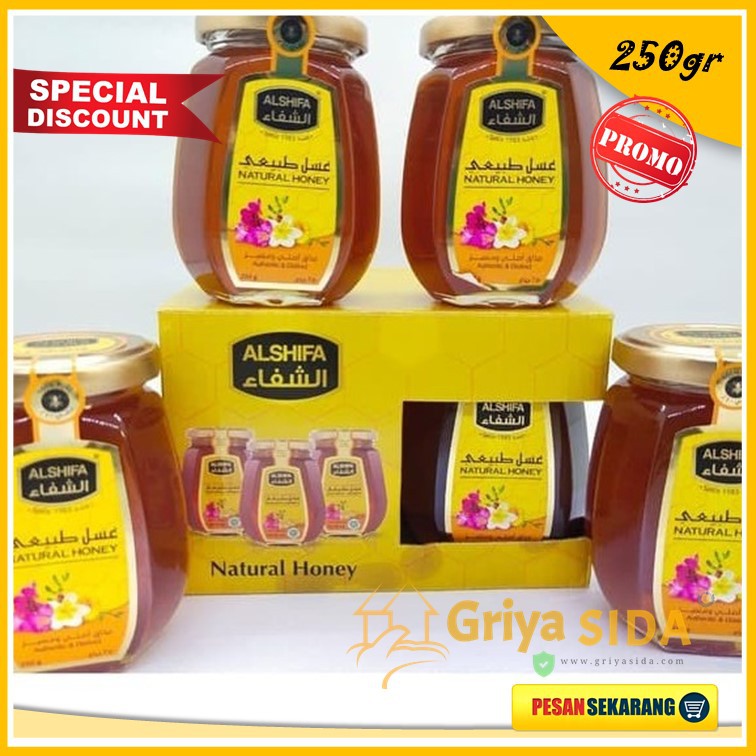 Madu Arab ALSHIFA Botol 250gr Al Shifa Madu Arab Asli Original BPOM harga grosir