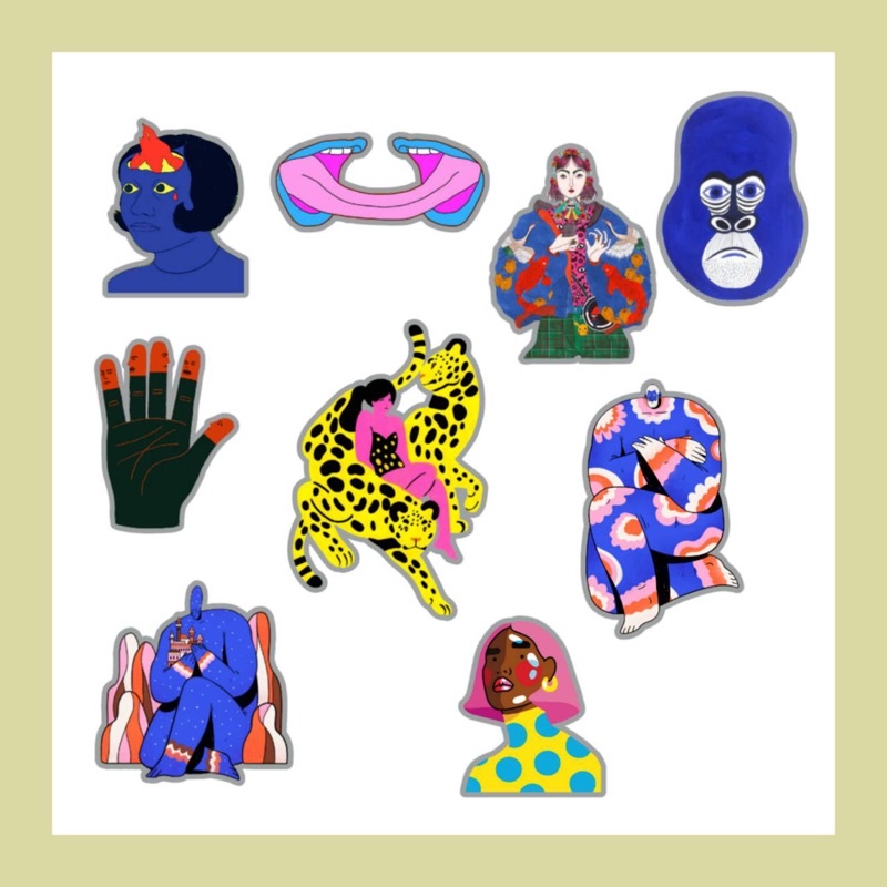 

STICKER VINYL GAUL & KEREN pt. 4 (9pcs)