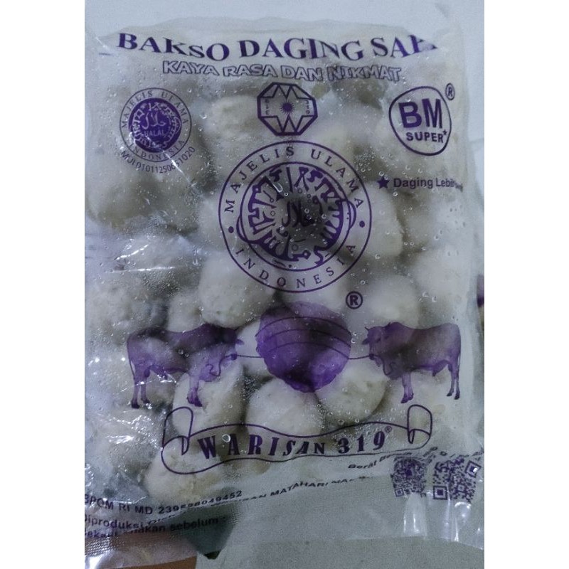 

RK60 Bakso Warisan Sablon Ungu Isi 50 Pcs Segar