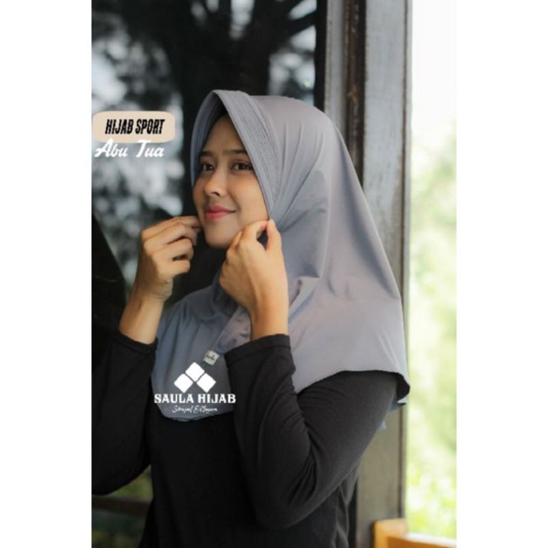 Hijab OLAHRAGA Bergo Hijab instan Jersey Premium