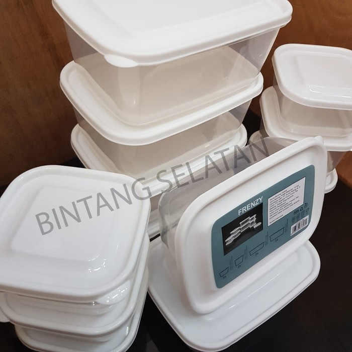 FOOD CONTAINER BOX MAKANAN 12 SET KOTAK FRENZY ISI 12