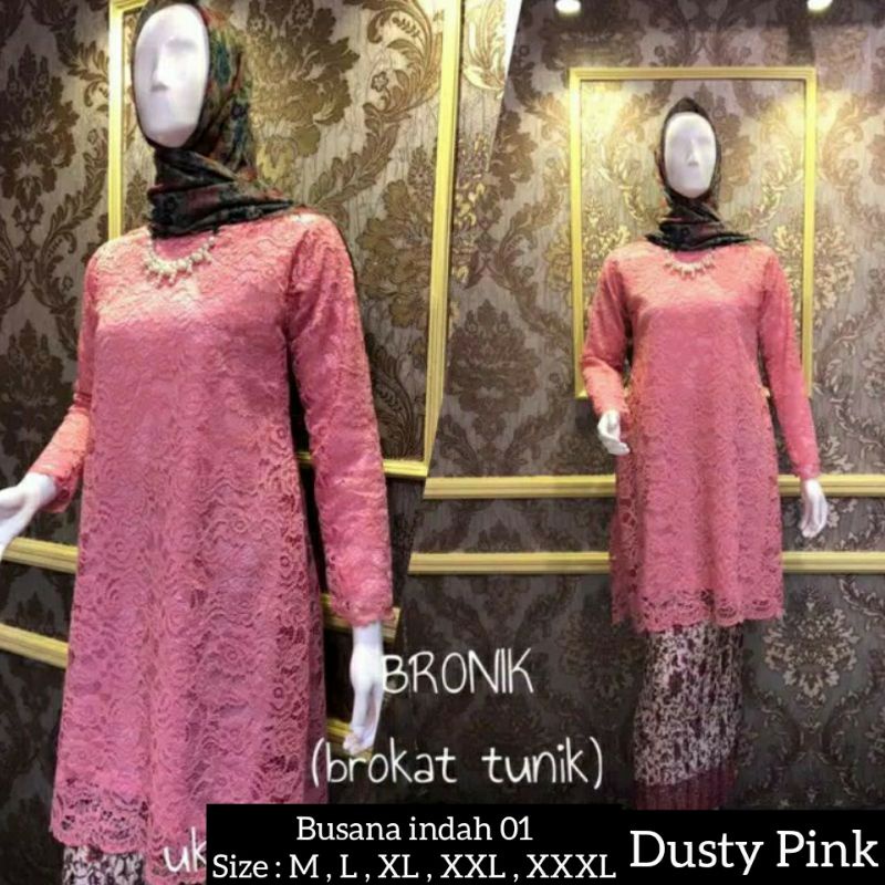 KEBAYA KURUNG BRUKAT JUMBO LD 120 CM