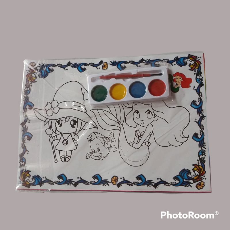 Buku Mewarnai Anak Barbie