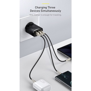 Baseus Kepala Charger Quick Charging Type-C Dual USB 30W PD Fast Charge2