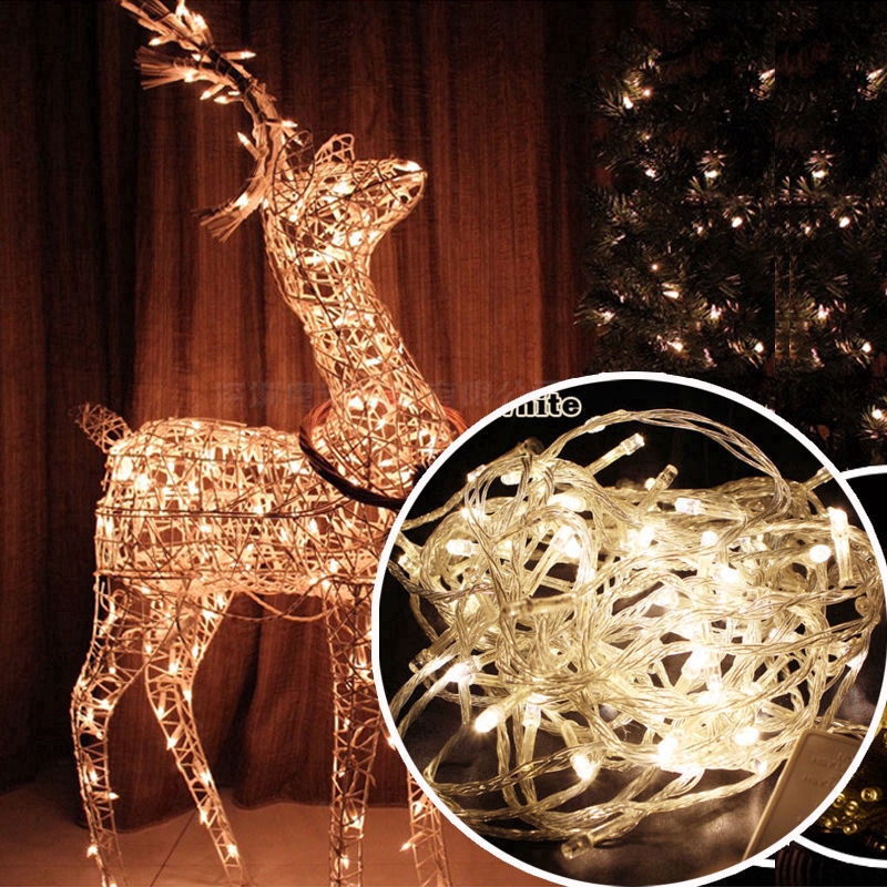 2M/3M/4M/5M/10M LED String Fairy Lights / Battery Waterproof Copper Wire Fairy String Lights /Waterproof Fairy Lights For Christmas Wedding Party Decoration