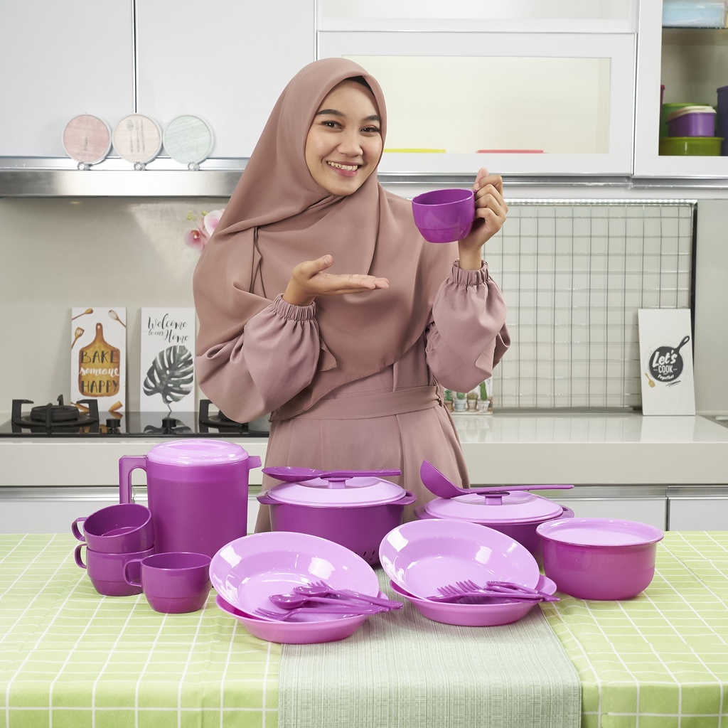 APAZADA - TEMPAT PENYIMPANAN ARIANA SERVING SET OF 16 PCS / MADELINE SERVING SET 18 / KOTAK