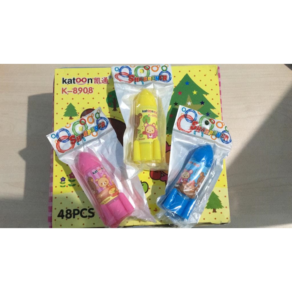 

Serutan Rautan Fancy Karakter Rocket (2 Pcs) K-8908