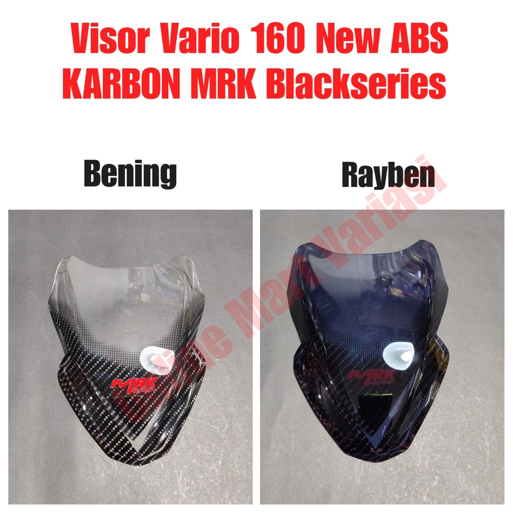 VISOR VARIO 160 ABS VISOR VARIO 160 CARBON WINSIL VARIO NEW 160 MRK BLACKSERIES