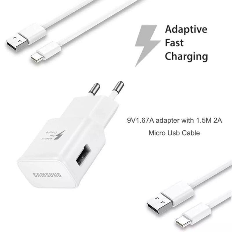 Charger samsung 15w micro usb model s6 support fast charging