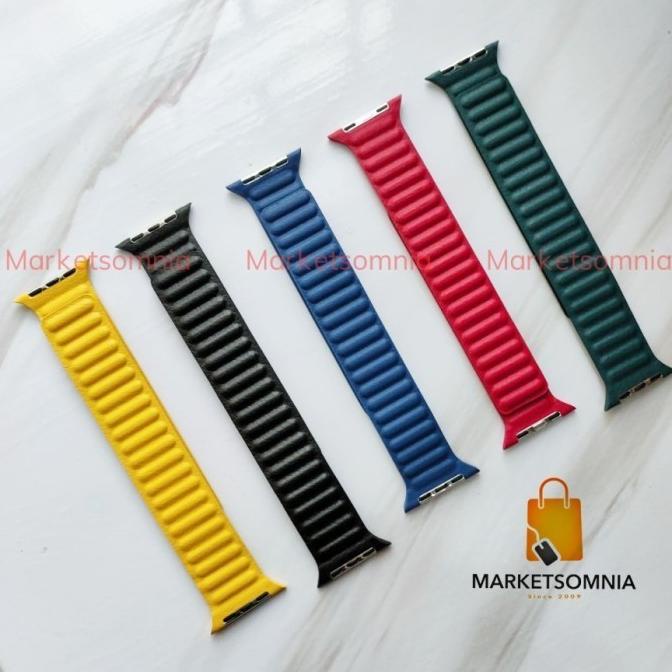 Strap Magnet Leather Loop Apple Watch iWatch Series 6 5 4 40mm 44mm