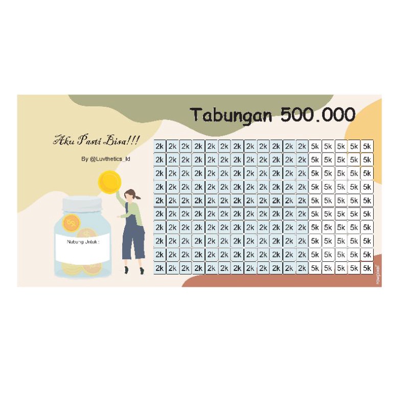 Jual [NEW DESIGN] CELENGAN TARGET VIRAL CELENGAN TIKTOK TABUNGAN TARGET