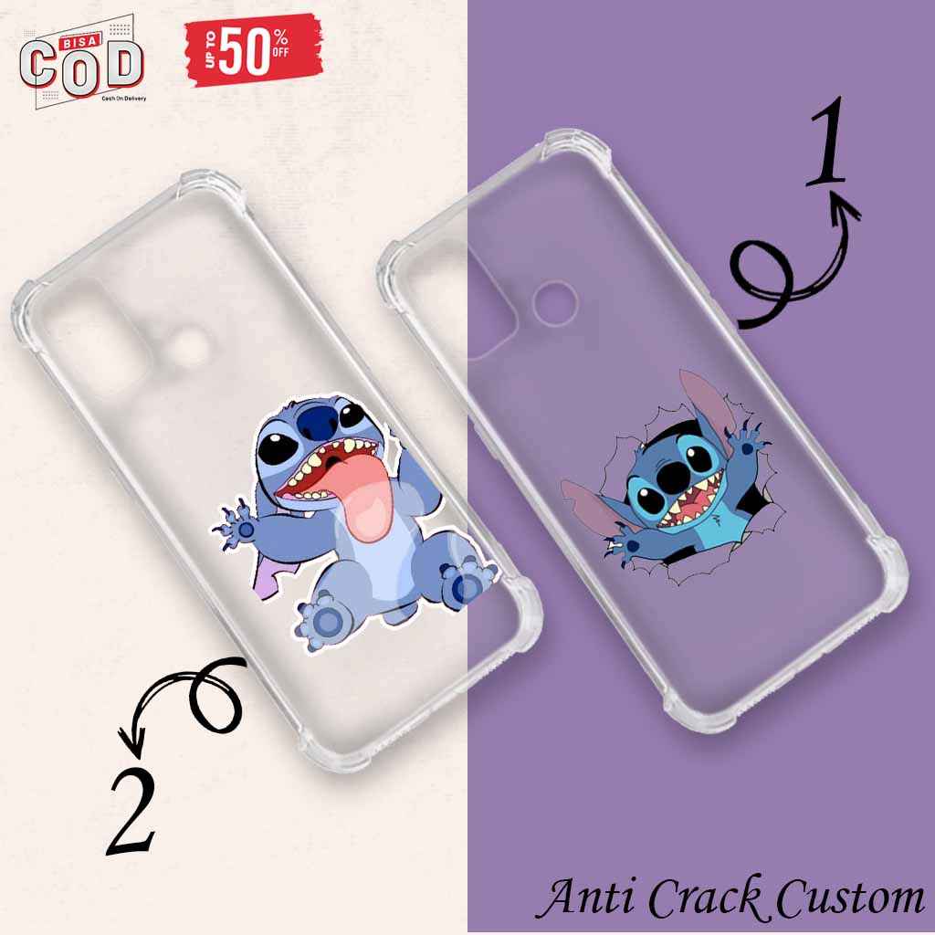 Picks Case Anticrack Softcase Oppo A16E OPPO A5S OPPO A74 4G / A95 OPPO A16 A1K Motif Kartun Case Ce