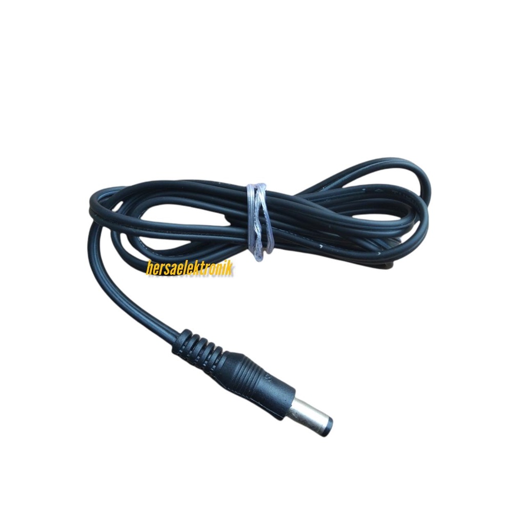 jack male dc 12v plus kabel