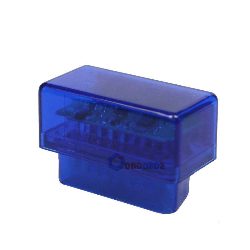 Super MINI ELM327 Bluetooth OBD2 V2.1 Automotive Test Tool - OMTHP9BL Blue