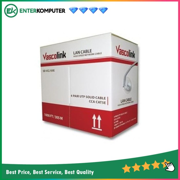 Networking Vascolink Cable UTP Cat.5e 305 Meter